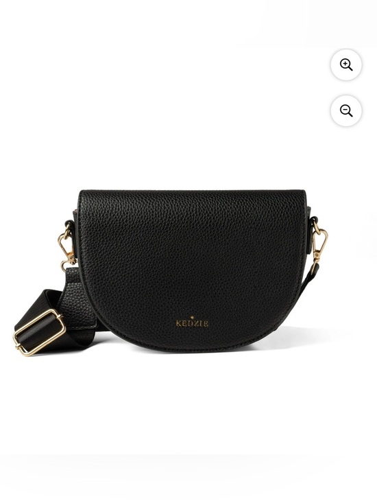Kedzie Handbags - Kedzie Black Luna Crossbody Bag